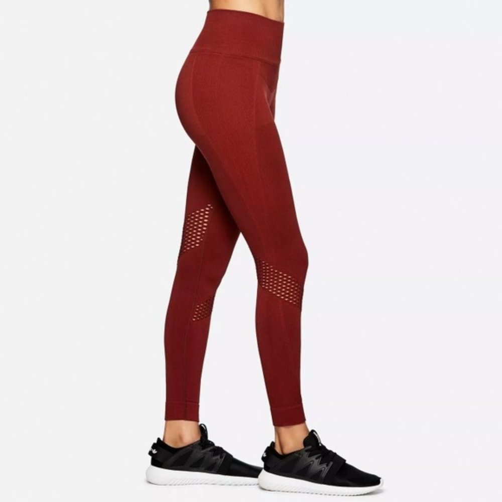 LIKE NEW Alala Essential Seamless Tight High Waist Oxblood M